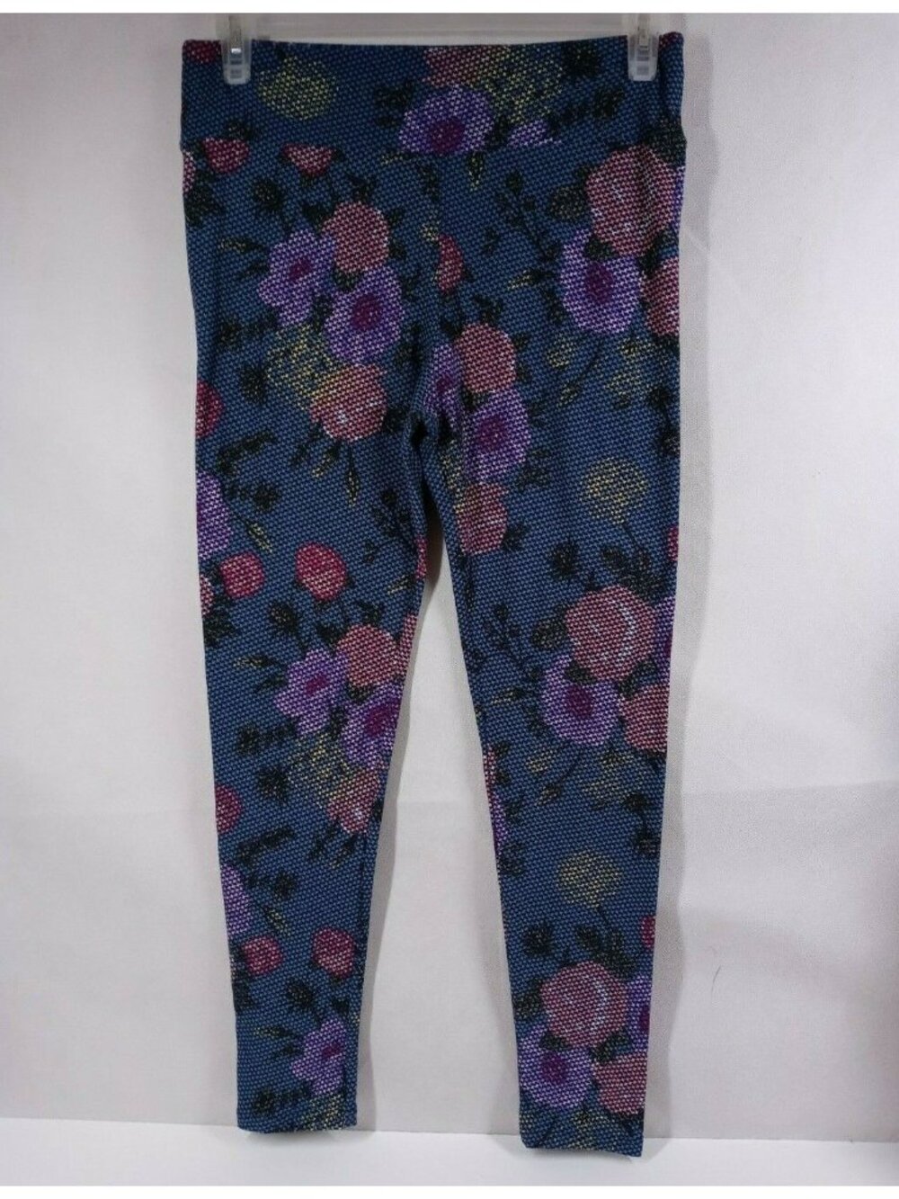 New LuLaRoe Tall & Curvy Leggings Multi-Color With Floral X's Design